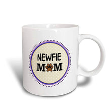 Load image into Gallery viewer, Newfie Dog Mom Mug Coffee