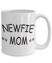 Load image into Gallery viewer, Newfie Dog Mom Mug Coffee